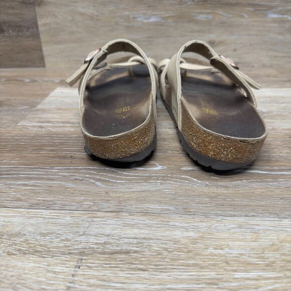 Birkenstock Mayari Cream Toe Loop Slide Sandal Women's Size EU 42 - Picture 3 of 8